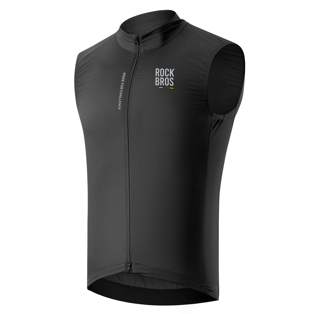 Rockbros TLMJ003-01 ROAD TO SKY men's lightweight breathable cycling vest M - black_0