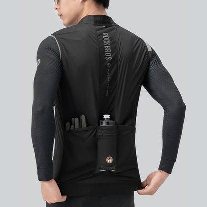 Rockbros TLMJ003-01 ROAD TO SKY men's lightweight breathable cycling vest M - black_5
