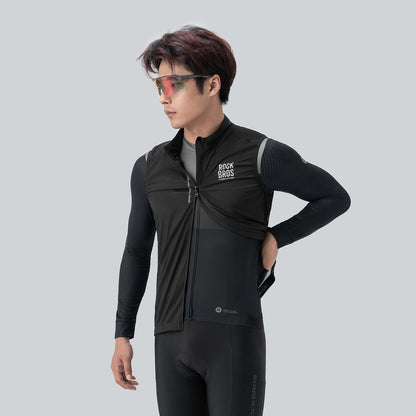 Rockbros TLMJ003-01 ROAD TO SKY men's lightweight breathable cycling vest L - black_2