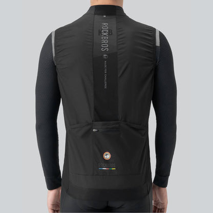 Rockbros TLMJ003-01 ROAD TO SKY men's lightweight breathable cycling vest L - black_3