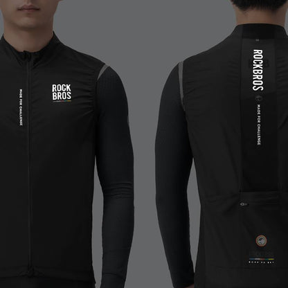 Rockbros TLMJ003-01 ROAD TO SKY men's lightweight breathable cycling vest L - black_7