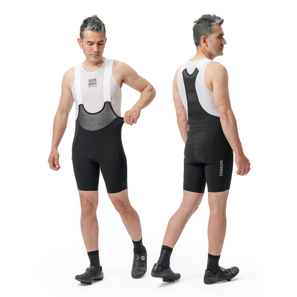 Rockbros TLDK001-1 ROAD TO SKY Men's Cycling Shorts with Pad Size S - Black_2