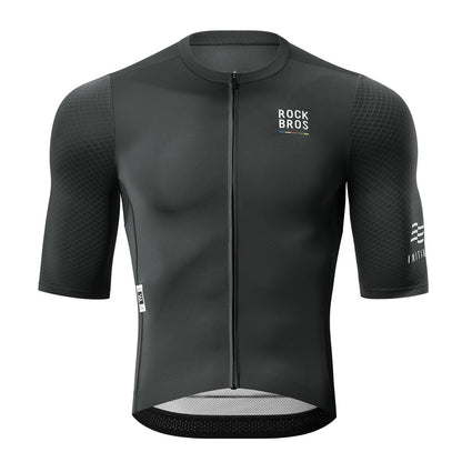 Rockbros 15220032001 ROAD TO SKY men's cycling jersey short sleeve M - black_0