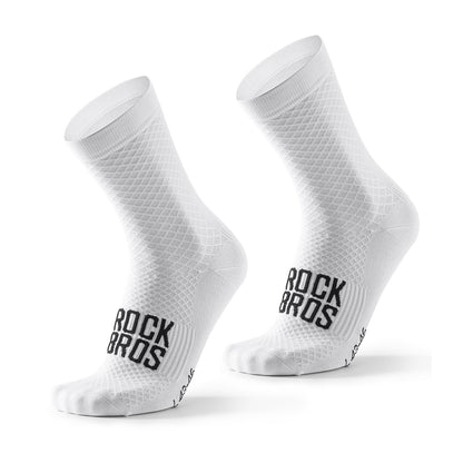 Rockbros 49210016001 ROAD TO SKY Cycling Socks 39-42 cm - White_0