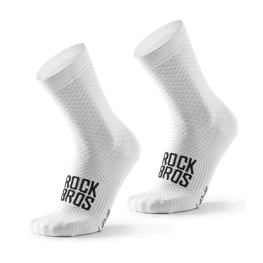 Rockbros 49210016001 ROAD TO SKY Cycling Socks 36-38 cm - White_0