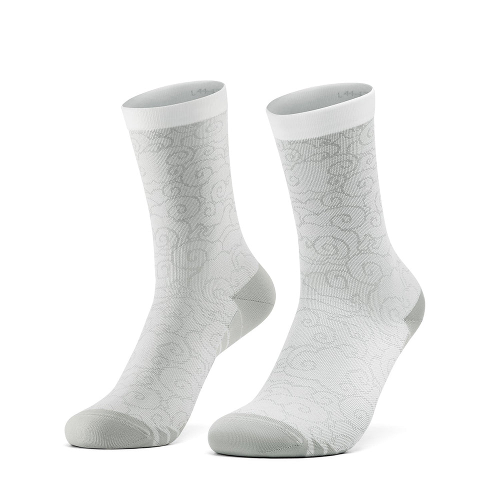 Rockbros 490025001 ROAD TO SKY Cycling Socks 39-42 cm - White_0