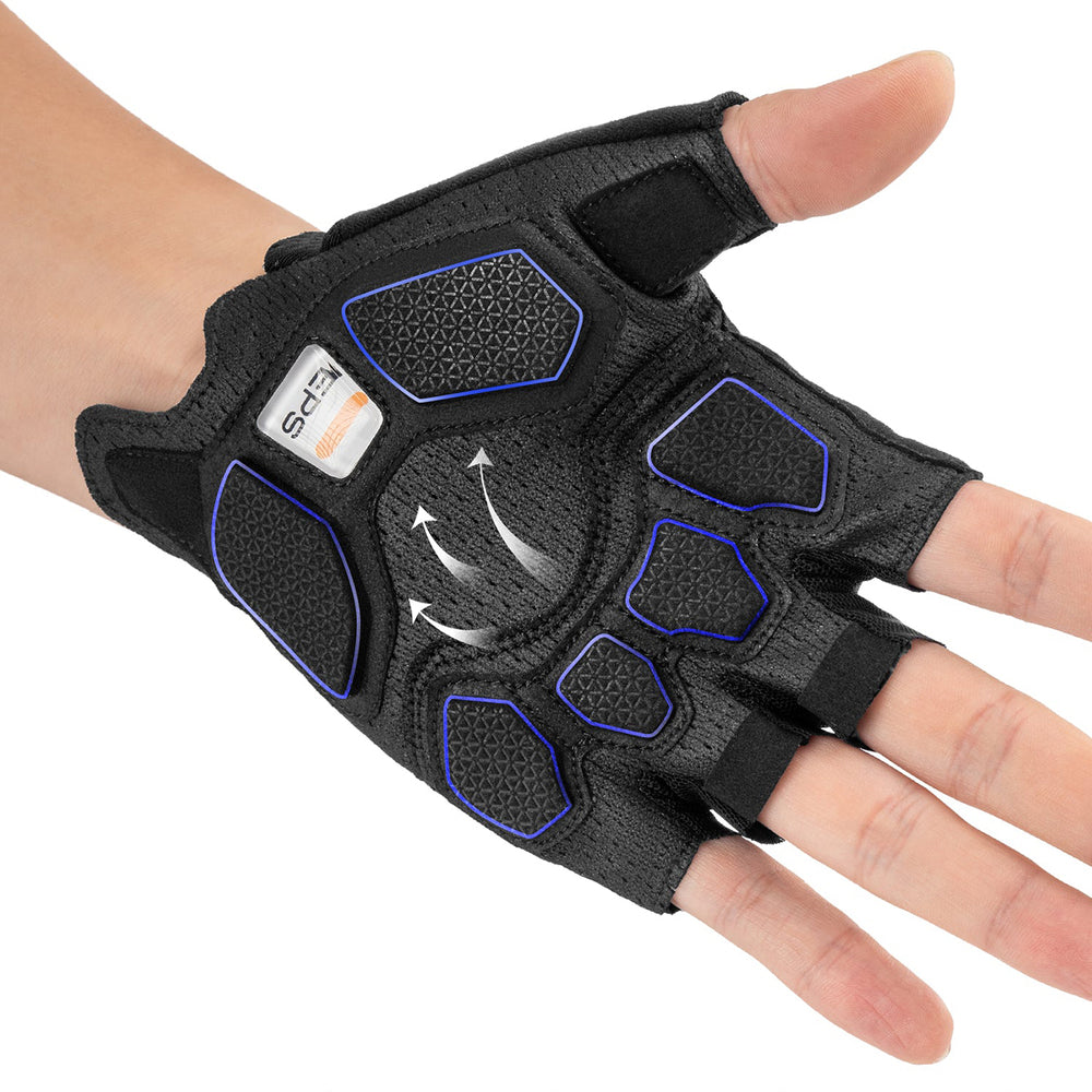 Rockbros TLS004 ROAD TO SKY Short Shock Absorbing Cycling Gloves L - White_7