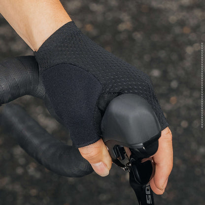 Rockbros TLS004 ROAD TO SKY Short Shock Absorbing Cycling Gloves M - Black_2