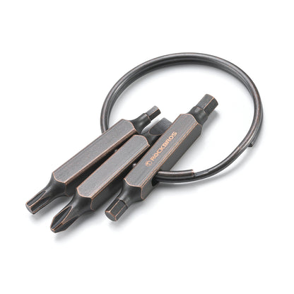 Rockbros VK-ARCO3 ROAD TO SKY Multitool 6-in-1 Keychain - Brown_0