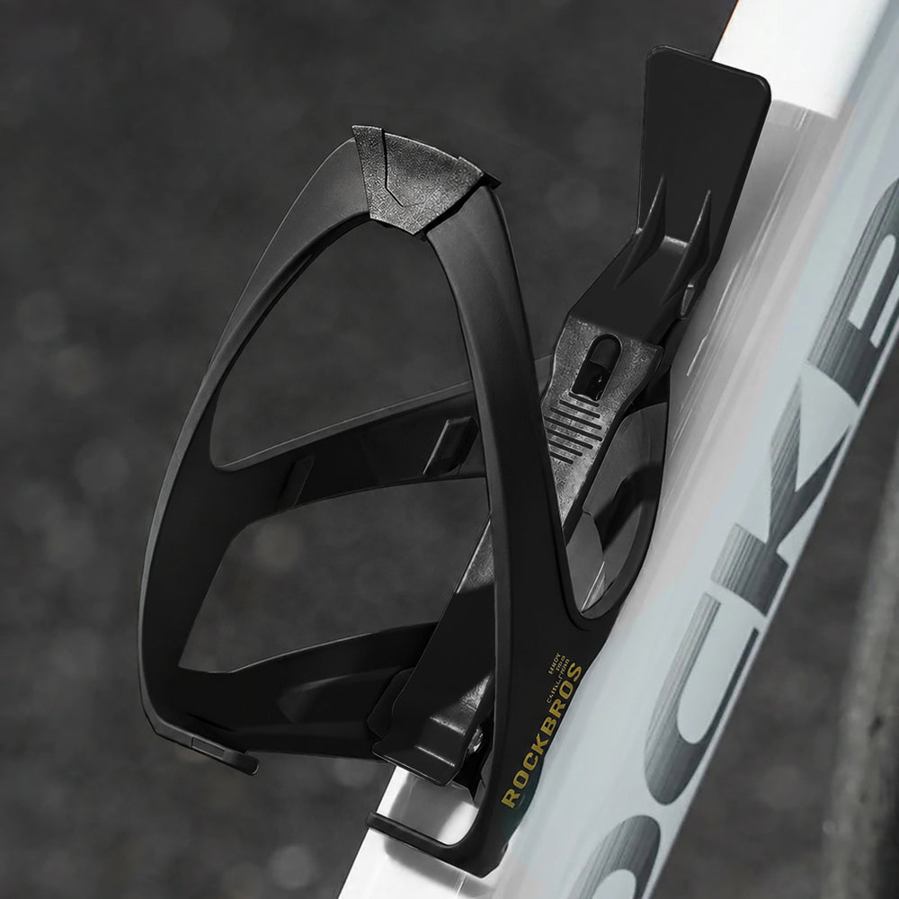 Rockbros 310013002 ROAD TO SKY Bottle Cage with Tire Lever - Black_2