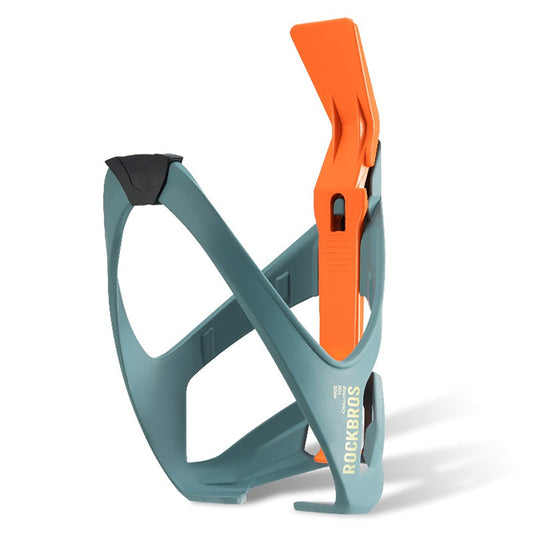 Rockbros 310013002 ROAD TO SKY Bottle Cage with Tire Lever - Blue-Orange_0