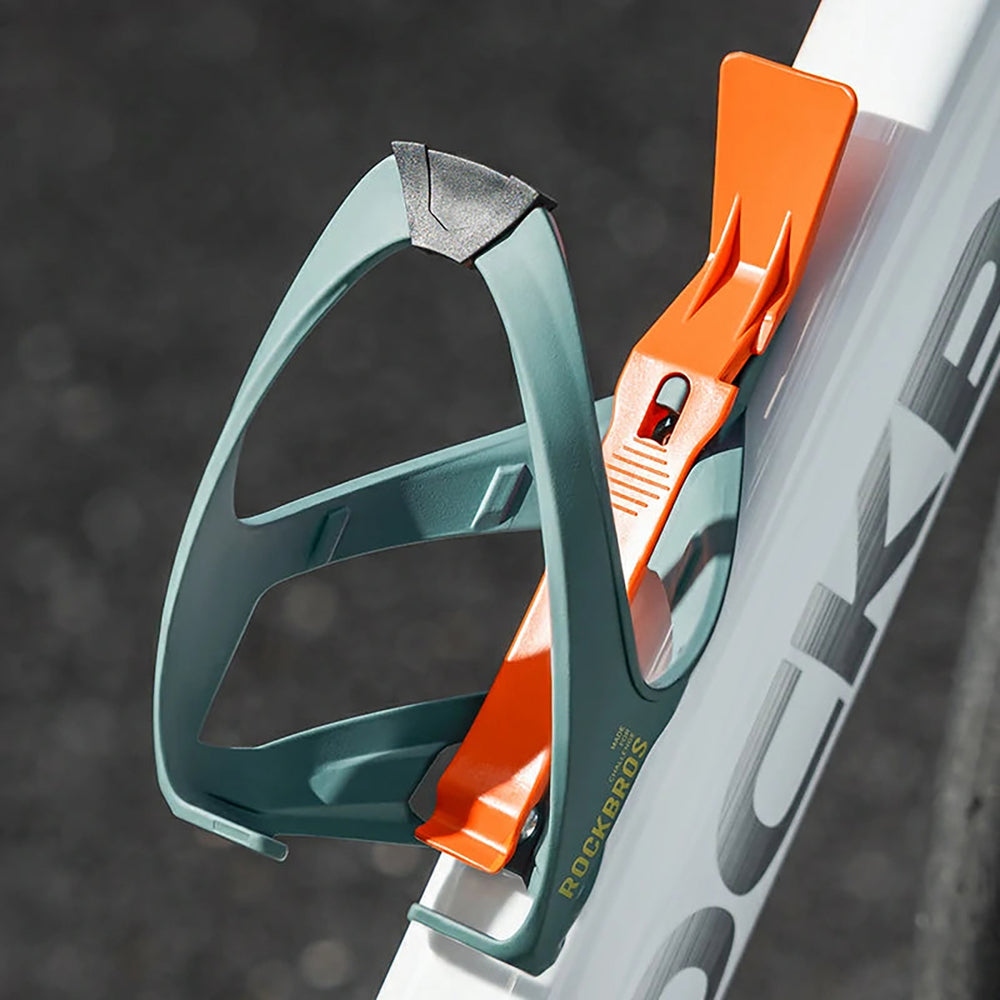 Rockbros 310013002 ROAD TO SKY Bottle Cage with Tire Lever - Blue-Orange_2