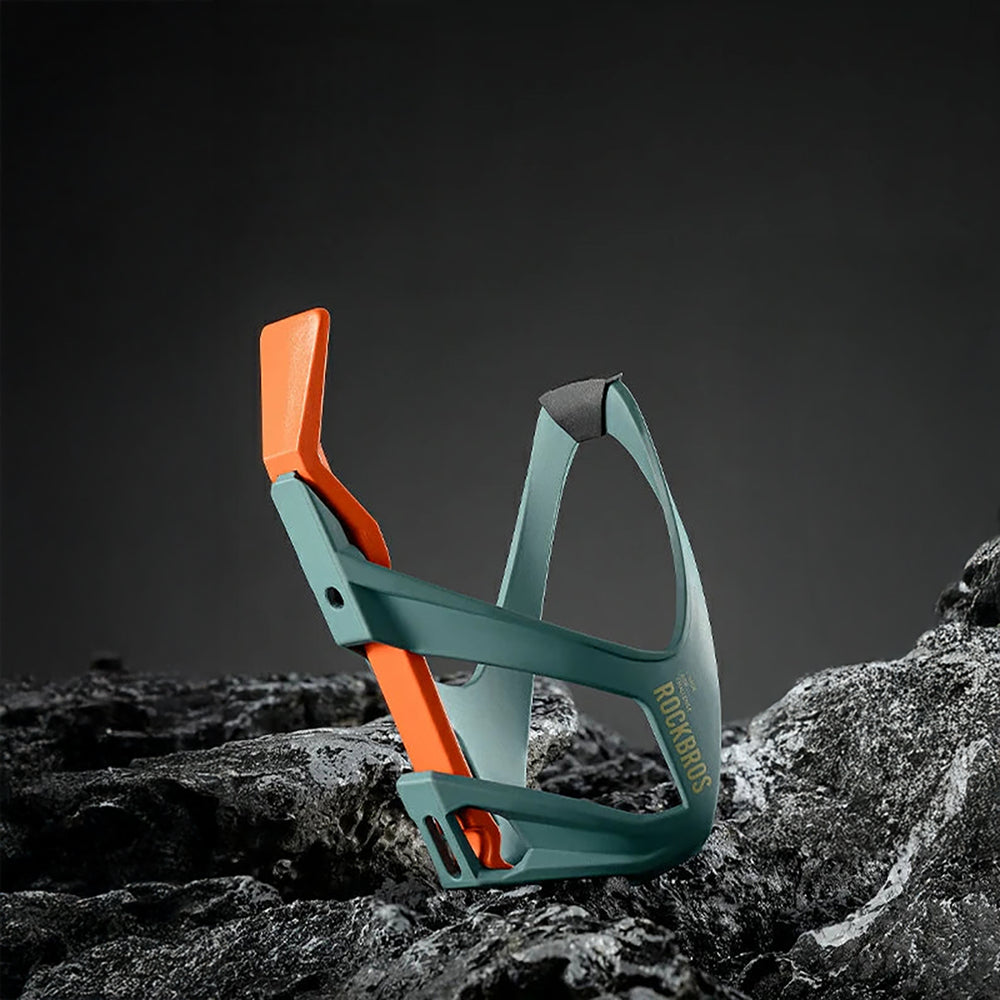 Rockbros 310013002 ROAD TO SKY Bottle Cage with Tire Lever - Blue-Orange_4