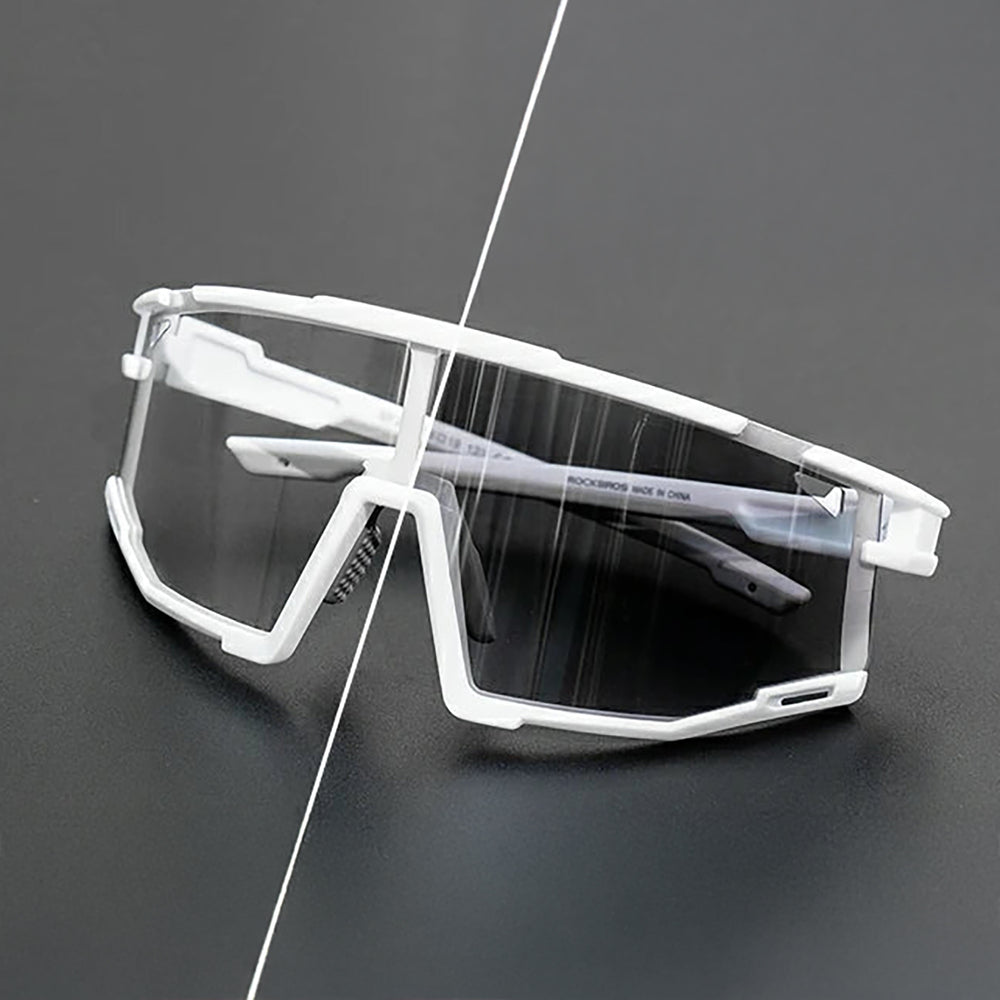 Rockbros SP258 ROAD TO SKY Photochromic Cycling Glasses - White_6