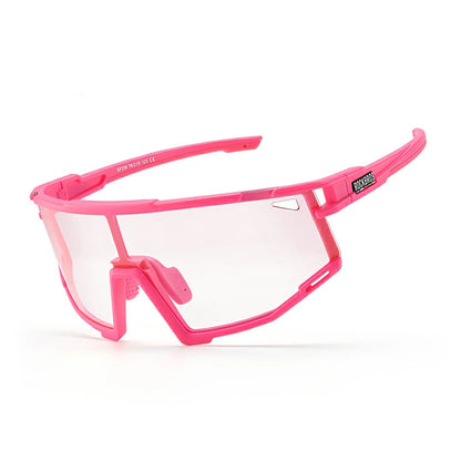 Rockbros SP258 ROAD TO SKY photochromic cycling glasses - pink_0
