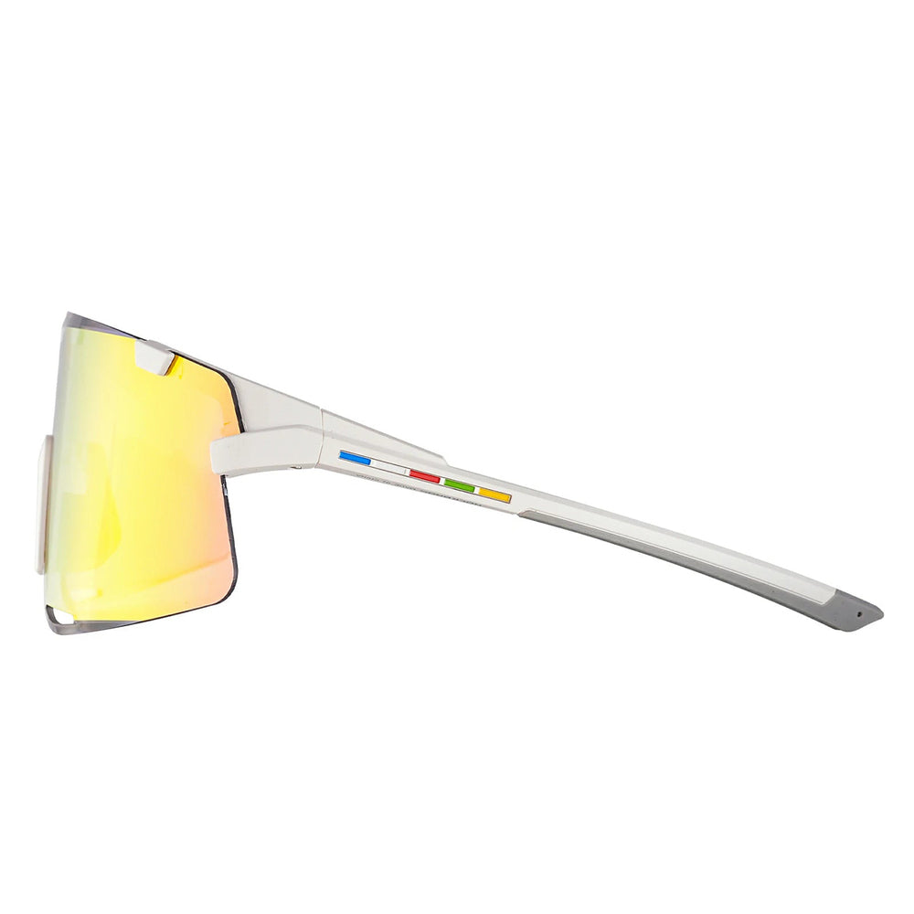 Rockbros SP338 ROAD TO SKY Cycling Glasses with Interchangeable Lenses - Cream_2