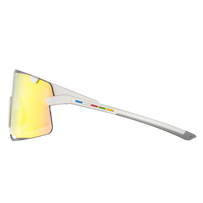 Rockbros SP338 ROAD TO SKY Cycling Glasses with Interchangeable Lenses - Cream_2