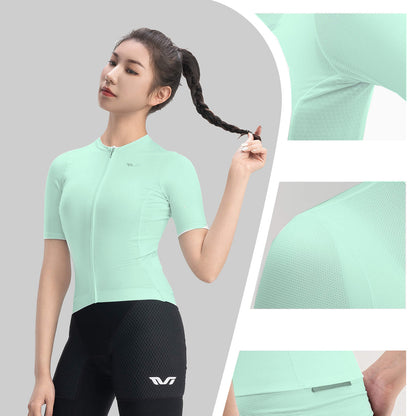 Rockbros 15210007004 TVI M women's cycling jersey - green_4