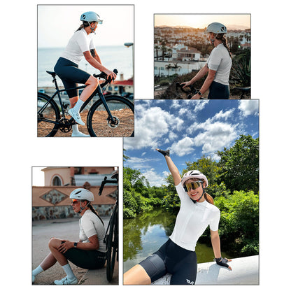 Rockbros 15210007009 TVI S Women's Cycling Jersey - White_8