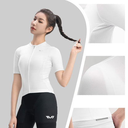 Rockbros 15210007010 TVI M women's cycling jersey - white_5