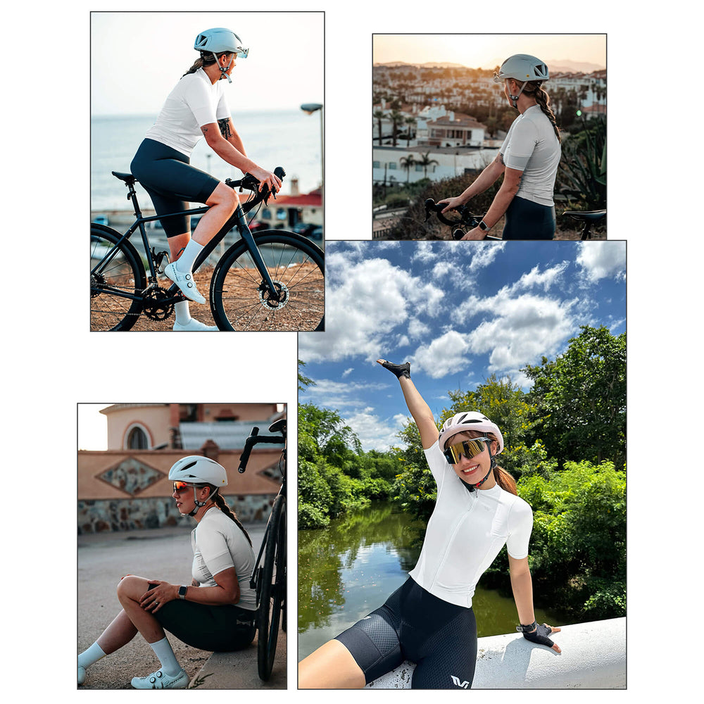 Rockbros 15210007010 TVI M women's cycling jersey - white_8