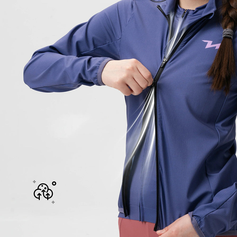 Rockbros YPW069 TVI M Women's Cycling Jacket - Purple_2