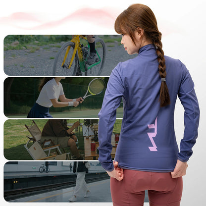 Rockbros YPW069 TVI M Women's Cycling Jacket - Purple_4
