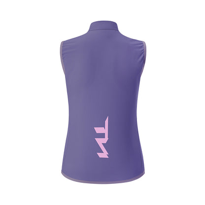 Rockbros MJ008 TVI Windproof Women's Cycling Vest L - Purple_2
