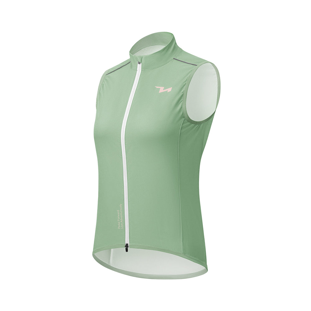 Rockbros MJ008 TVI Windproof Women's Cycling Vest M - Green_0