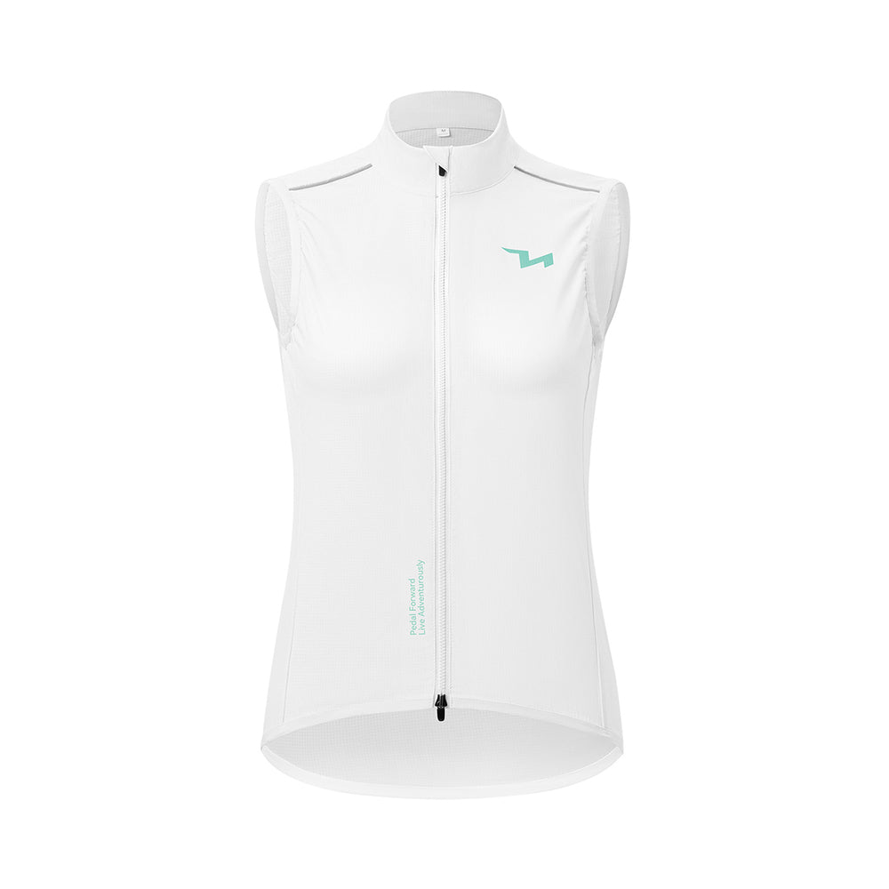 Rockbros MJ008 TVI Women's Cycling Vest Windproof S - White_1