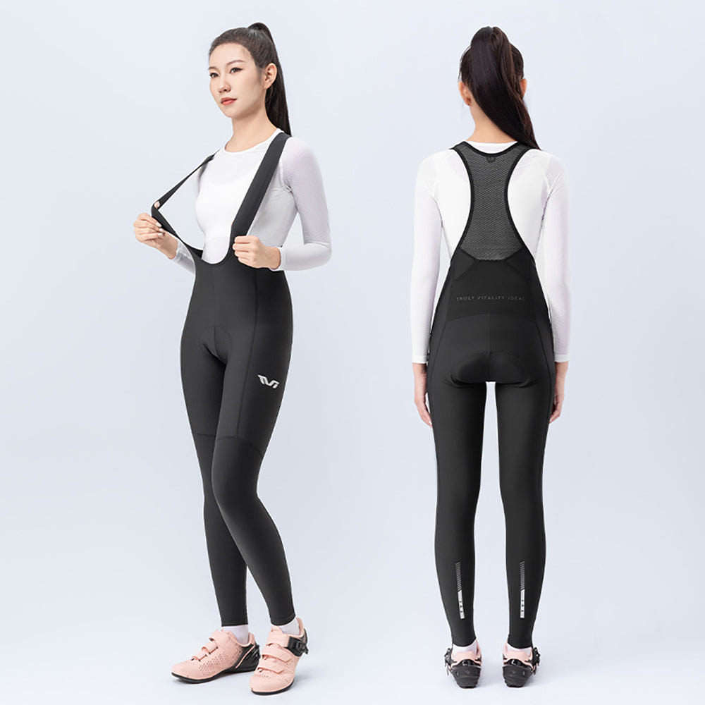 Rockbros YDCK005 TVI Women's Cycling Bib Shorts with Pad Size S - Black_1