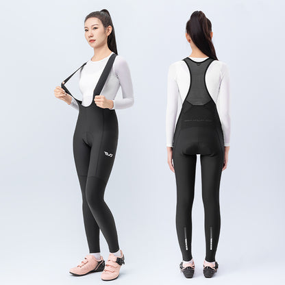 Rockbros YDCK005 TVI Women's Cycling Bib Shorts with Pad L - Black_1