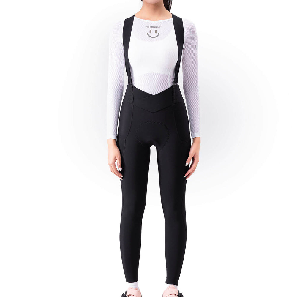 Rockbros YDCK006 TVI Women's Cycling Bib Shorts with Pad M - Black_3