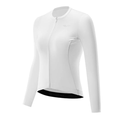 Rockbros 15210006004 TVI Women's Cycling Jersey Long Sleeve M - White_0
