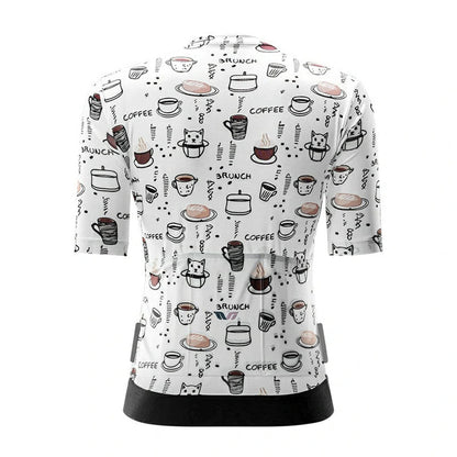 Rockbros 15110005004 Women's Short Sleeve Cycling Jersey M - White_2