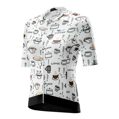 Rockbros 15110005005 Women's Short Sleeve Cycling Jersey L - White_0