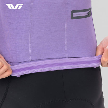 Rockbros YPW065 TVI Women's Long Sleeve Cycling Jersey Fall/Winter S - Purple_2
