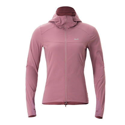 Rockbros YPW079 TVI Women's Cycling Jacket with Hood Size S - Pink_0