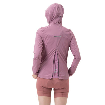 Rockbros YPW079 TVI Women's Cycling Jacket with Hood Size S - Pink_5