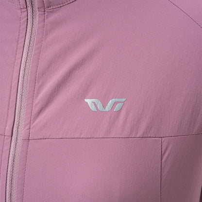Rockbros YPW079 TVI Women's Cycling Jacket with Hood Size S - Pink_6