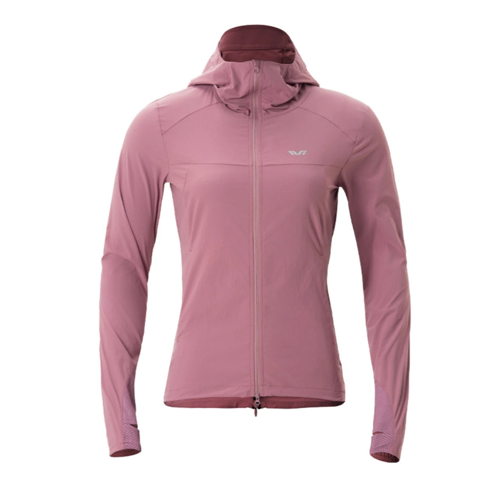 Rockbros YPW079 TVI Women's Cycling Jacket with Hood Size M - Pink_0