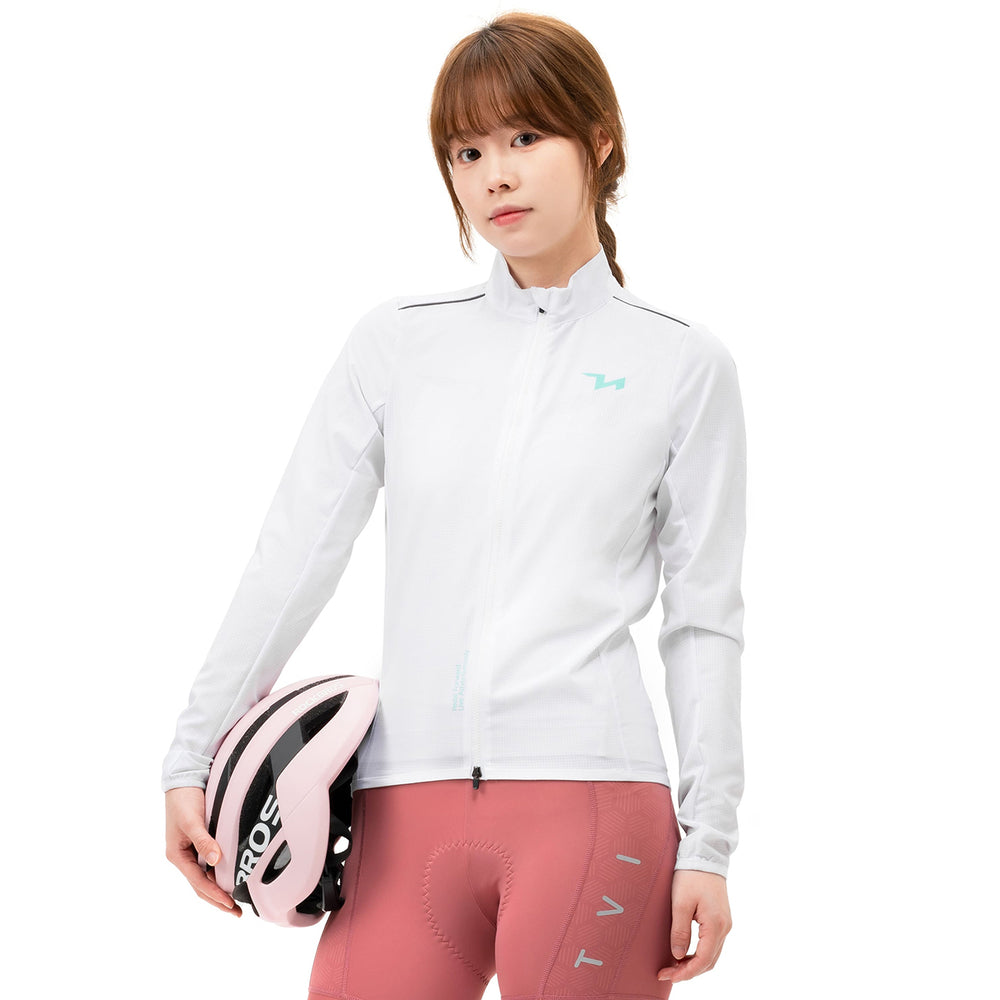 Rockbros YPW069 TVI S Women's Cycling Jacket - White_1