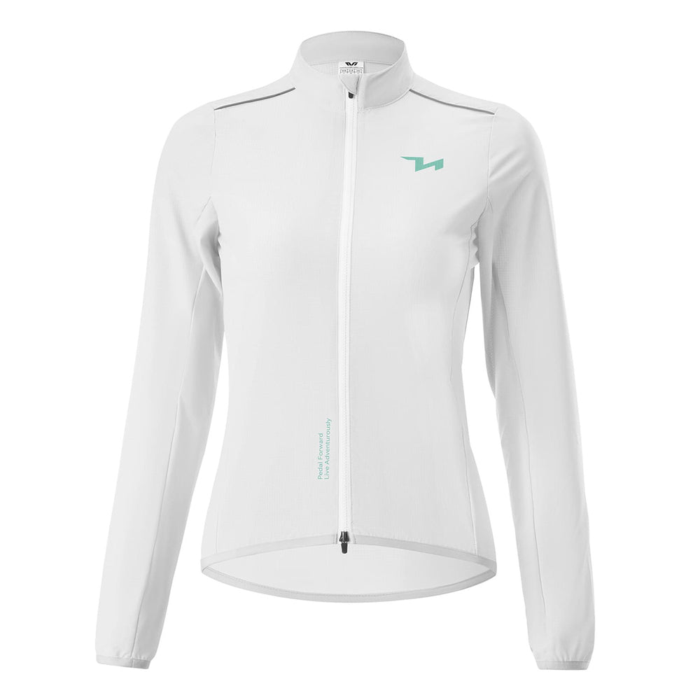 Rockbros YPW069 TVI S Women's Cycling Jacket - White_2
