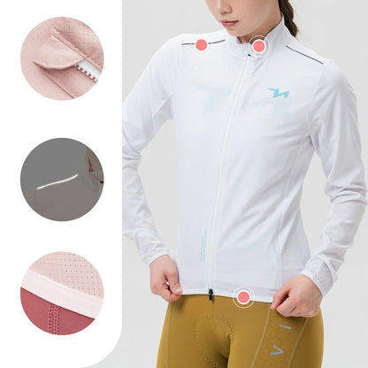 Rockbros YPW069 TVI M Women's Cycling Jacket - White_5