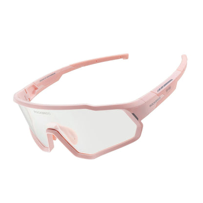 Rockbros SP383 Photochromic Cycling Glasses with UV400 Protection for Kids - Pink_0