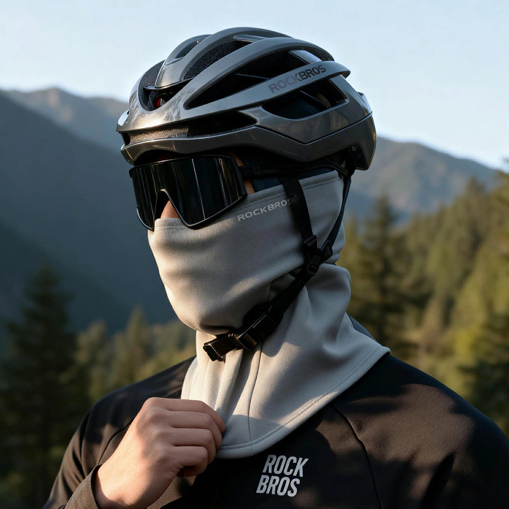 Rockbros LF25949 Elastic Velvet Balaclava - Gray_1