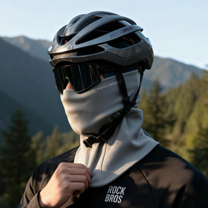 Rockbros LF25949 Elastic Velvet Balaclava - Gray_1