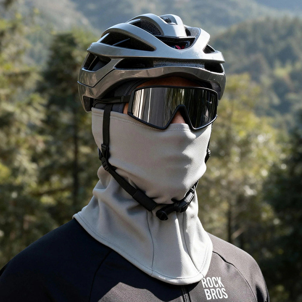 Rockbros LF25949 Elastic Velvet Balaclava - Gray_2