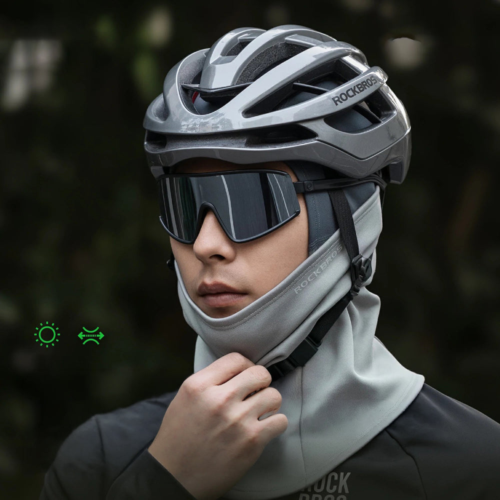 Rockbros LF25949 Elastic Velvet Balaclava - Gray_5