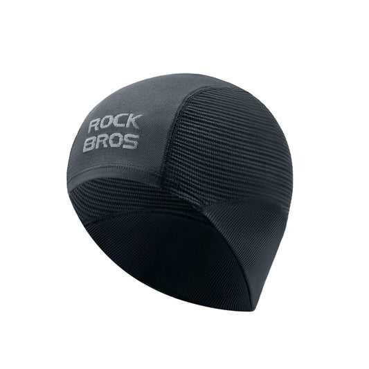 Rockbros LF25956 Seamless Knit Cycling Cap - Black_0